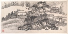 十二月令山水图册 | 清代/龚贤