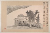 水墨山水册 | 清代/龚贤