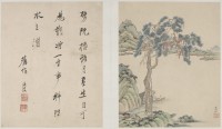 山水诗画册 | 明代/陈洪绶