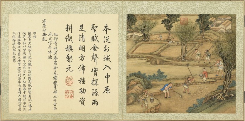 御题棉花图册 | 清代/方观承