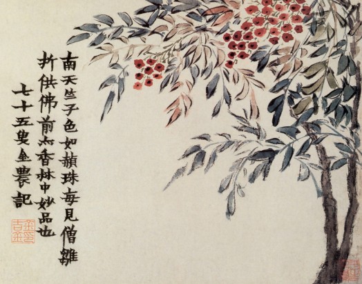 花卉册六开 | 清代/金农