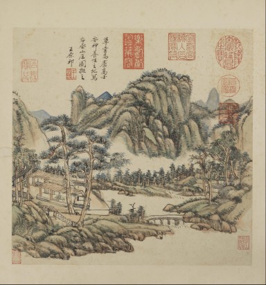 卢鸿草堂十志图册 | 清代/王原祁