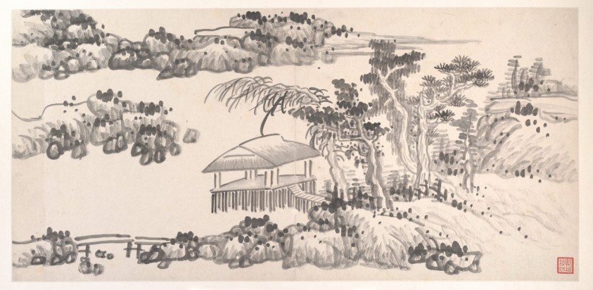 十二月令山水图册 | 清代/龚贤