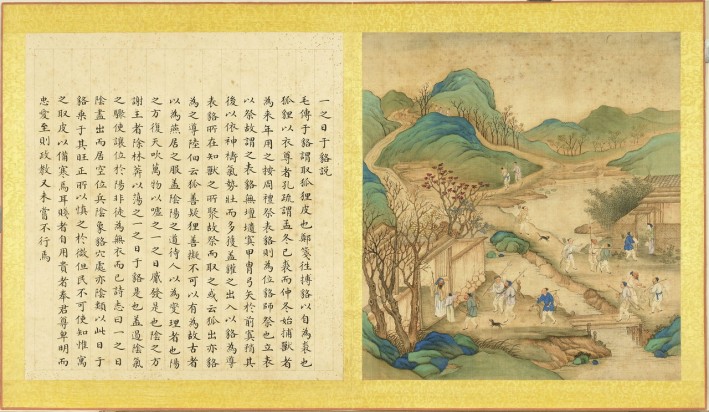 豳风十二月图说册 | 清代/佚名