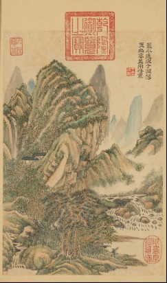 杜甫诗意图册 | 清代/王时敏