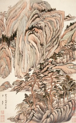 仿古山水册六开 | 明代/董其昌