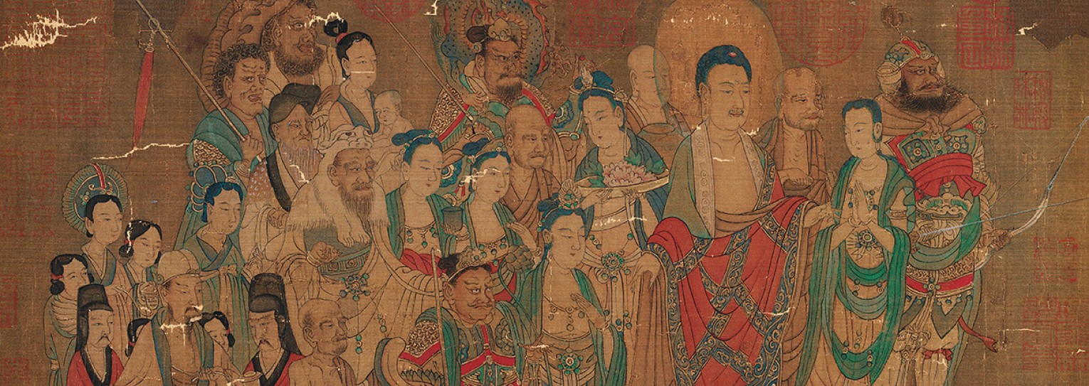 燃灯佛授记释迦文图卷 | 宋代/佚名