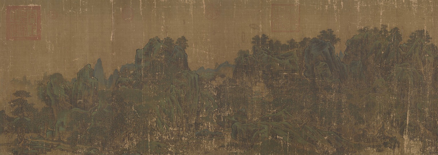 长夏江寺图卷 | 宋代/李唐