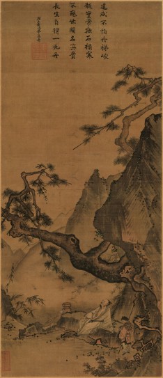 松寿图轴 | 南宋/马远