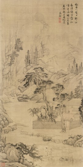 携琴访友图轴 | 明代/文徵明