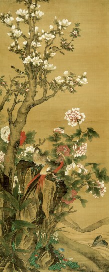 玉堂富贵图轴 | 清代/胡湄