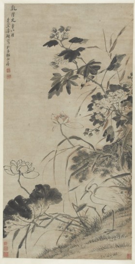 花鸟图轴 | 清代/李鱓