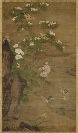 四季花鸟图轴 | 明代/吕纪