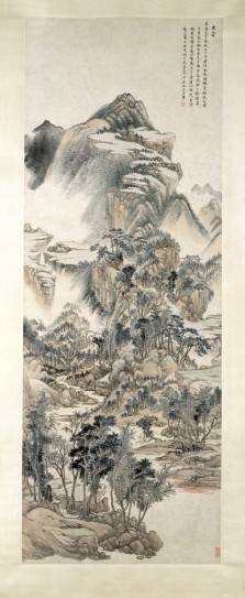 仿黄公望山水图轴 | 清代/王翚