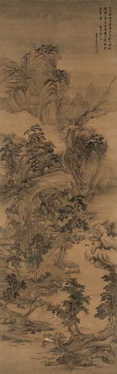 仿黄鹤山人山水图轴 | 清代/王翚