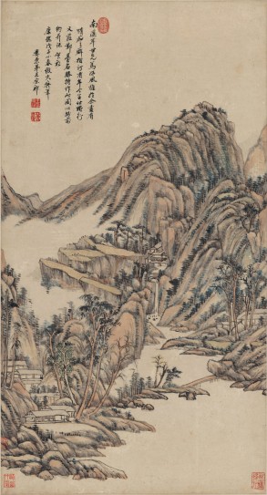 仿大痴山水图轴(康熙戊子小春) | 清代/王原祁
