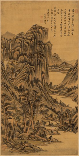 高岭平川图轴 | 清代/王原祁