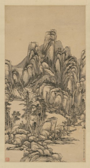 华山图轴 | 清代/王原祁