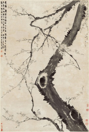墨梅图轴 | 清代/金农