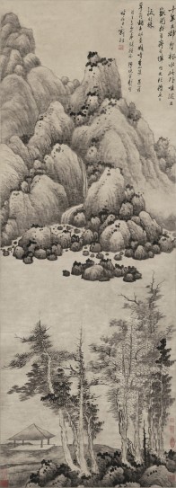 山水图轴 | 清代/龚贤
