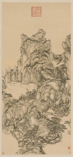 松溪仙馆图轴 | 清代/王原祁