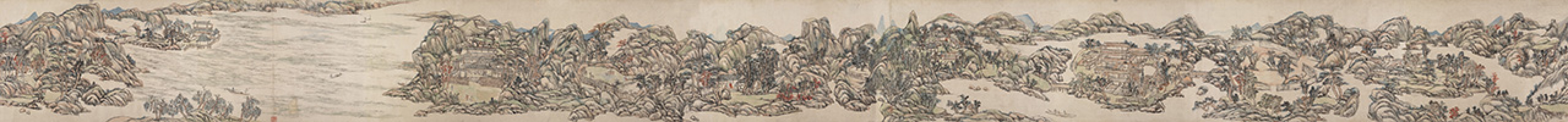 辋川图卷 | 清代/王原祁