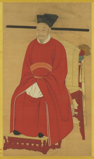 宋光宗坐像轴 | 佚名