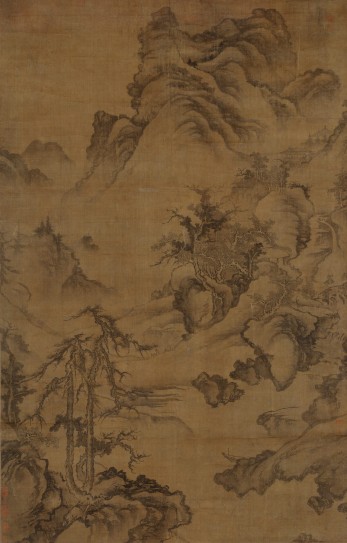 仿郭熙山水轴 | 元代/佚名