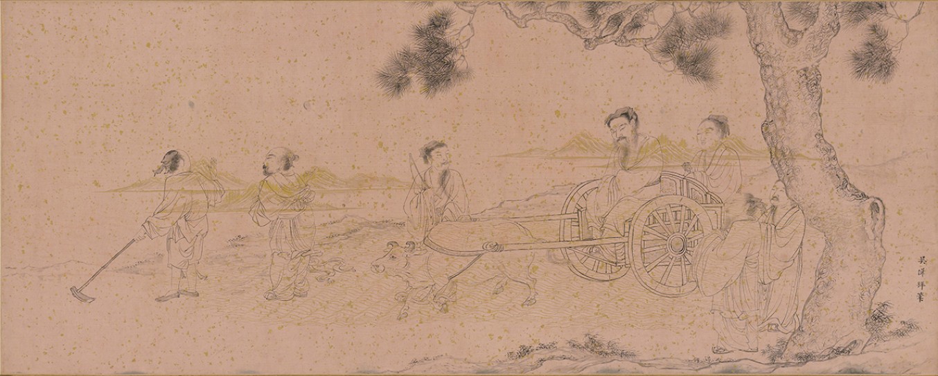 问津图卷 | 明代/吴伟