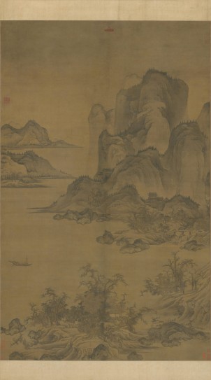 溪山行旅图轴 | 元代/佚名