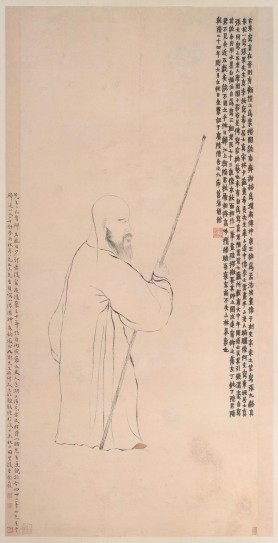 自画像轴 | 清代/金农