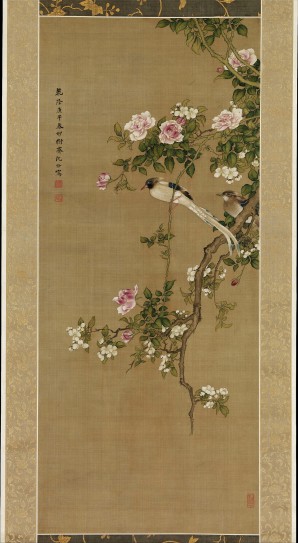花鸟图轴 | 清代/沈铨