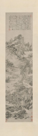 禅机画趣轴 | 清代/髡残