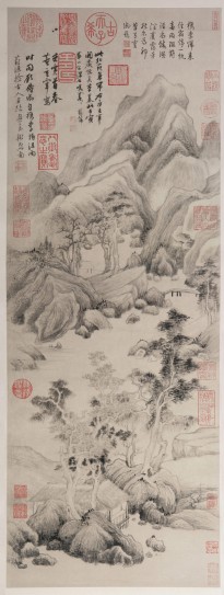 葑泾访古图轴 | 明代/董其昌