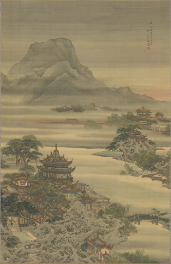 汉宫春晓图轴 | 清代/袁耀