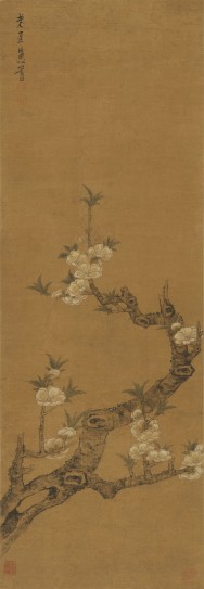 梨花图轴 | 明代/陈洪绶