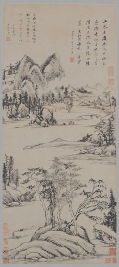 林和靖诗意图轴 | 明代/董其昌