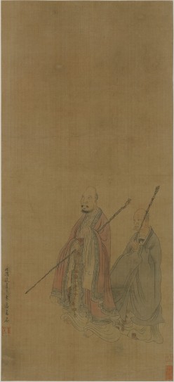 罗汉图轴 | 明代/陈洪绶