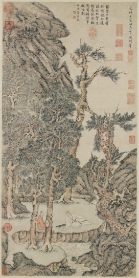 茂松清泉图轴 | 明代/文徵明