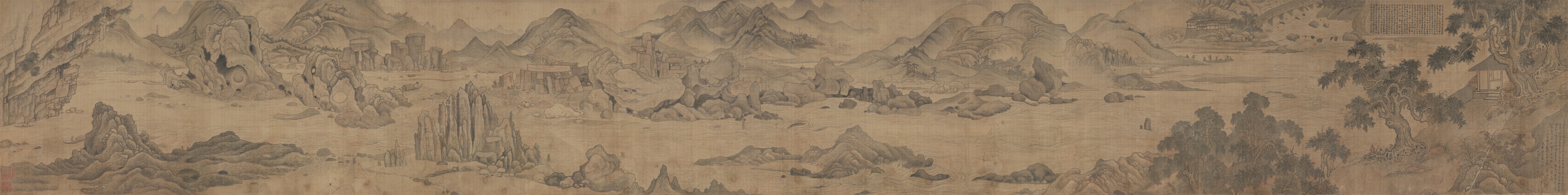 闽游图卷 | 明代/项圣谟