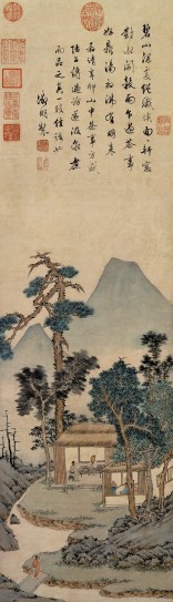 品茶图轴 | 明代/文徵明