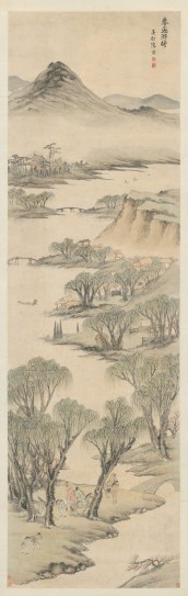 四季山水屏 | 明代/陈焕