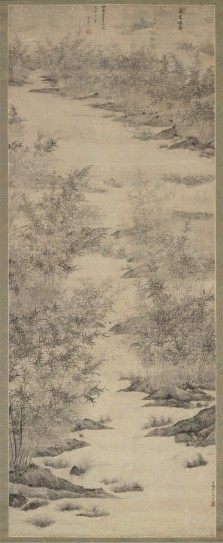 四万山水图轴 | 明代/文伯仁