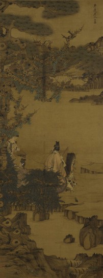 探梅图轴 | 明代/陈洪绶