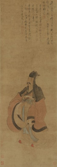 听蝶图轴 | 明代/陈洪绶