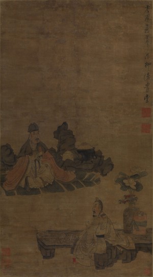 饮茶图轴 | 明代/陈洪绶