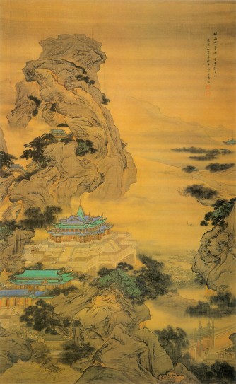 骊山避暑图轴 | 清代/袁江