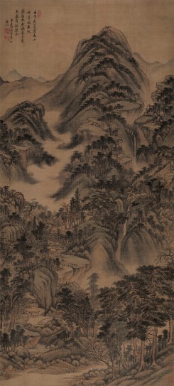 南山积翠图轴 | 清代/王时敏