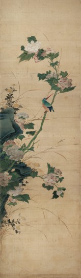 四季花鸟图屏之六 | 清代/陈枚