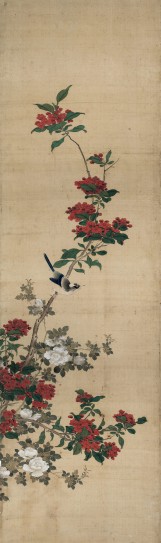 四季花鸟图屏之四 | 清代/陈枚